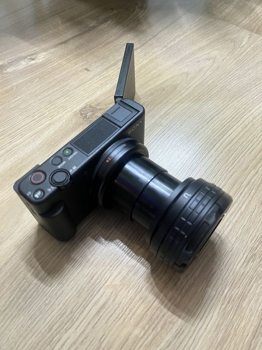Sony ZV-1, 20 mp, obiectiv ultrawide ULANZI, 2 extra baterii