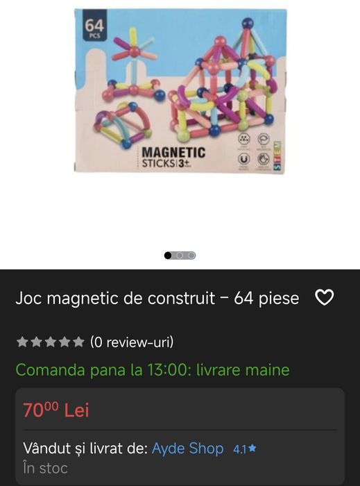 Joc magnetic de construit