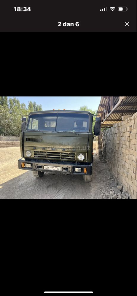 Kamaz sotiladi kelishilgan xolda