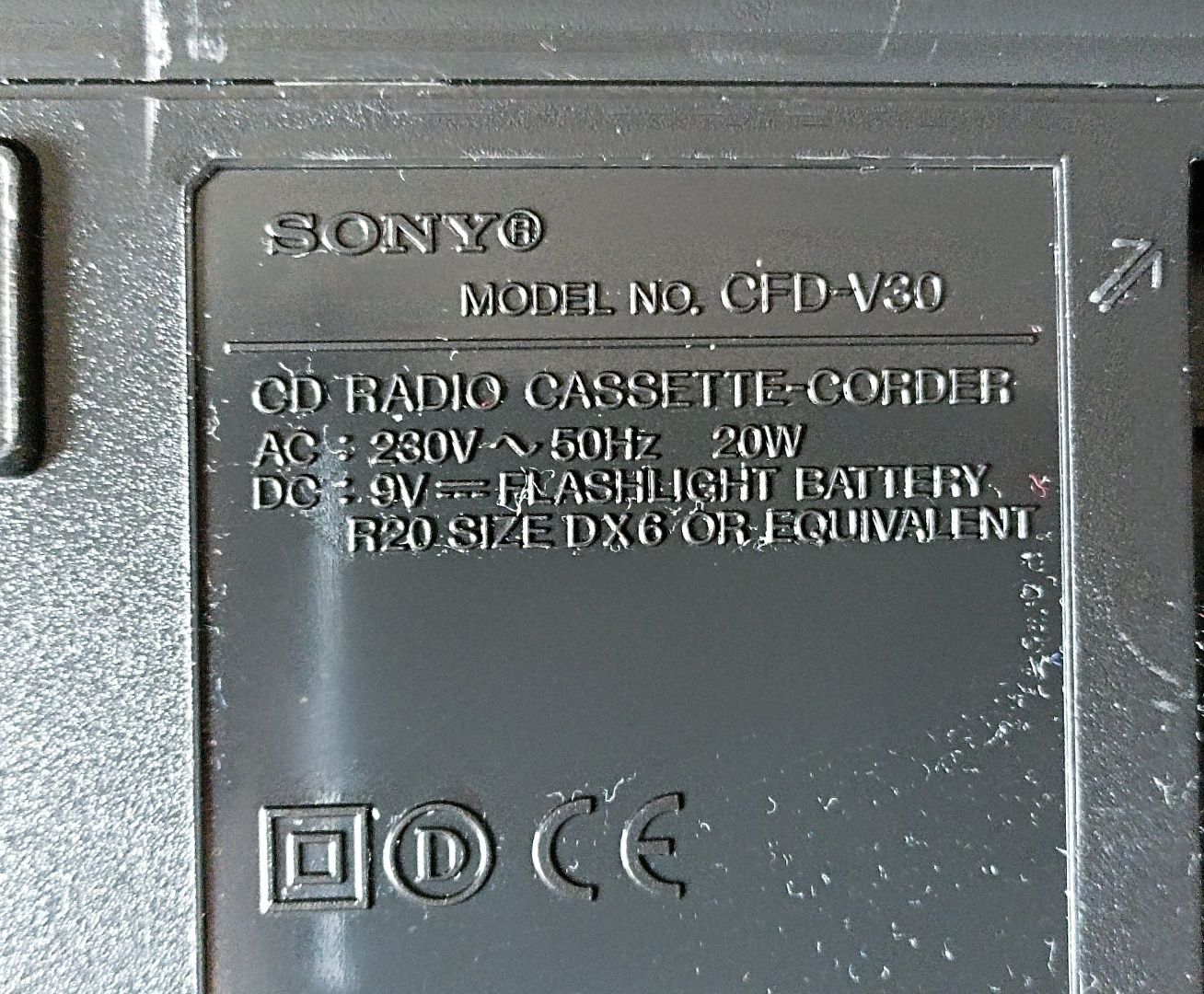 Radio-cass/CD, retro, original Sony CFD-V30, stare buna.