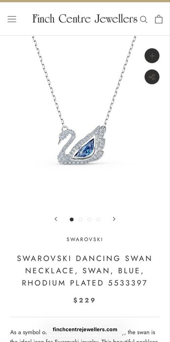 Дамско колие Swarowski