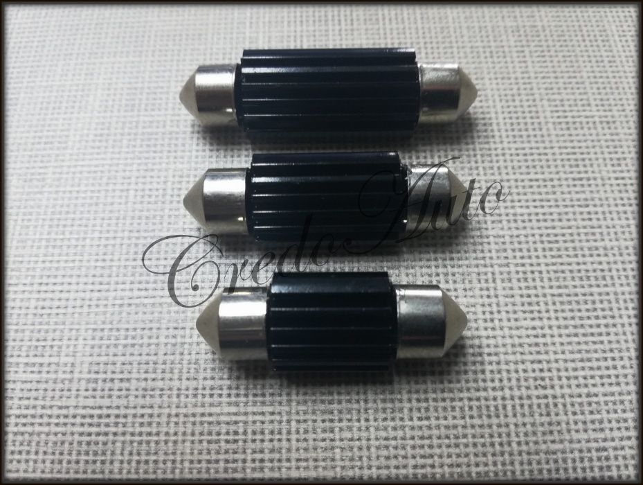 Нов модел!!Мощни Диодни крушки за плафон/номер на 12v 6 LED 31/36/41мм