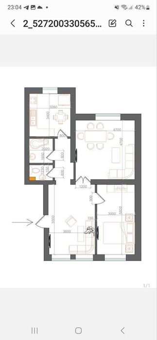 ЖК «Mashxadi Residence»
4/1/8 дуплекс
Площадь: 81 м² + 40 м² (кирпич)