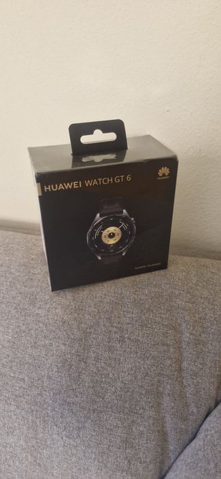 Smart Watch Huawei GT6, 46 mm, black, nou, nedesfacut, in ambalajul or