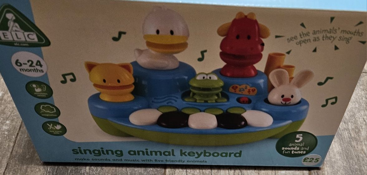 Пееща играчка - клавиатура с животни