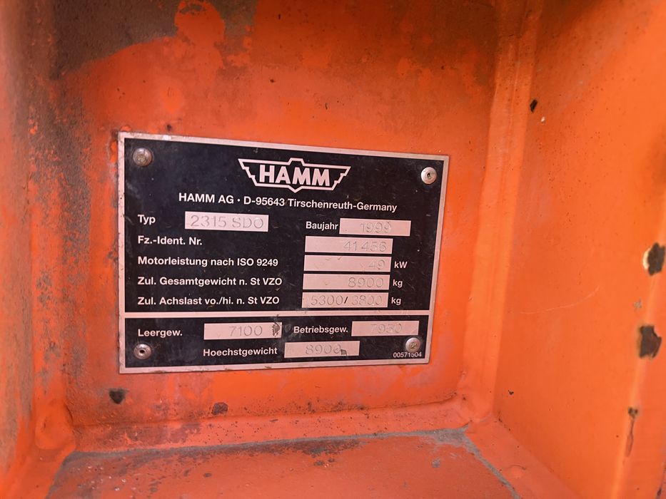 Vand cilindru compactor Hamm