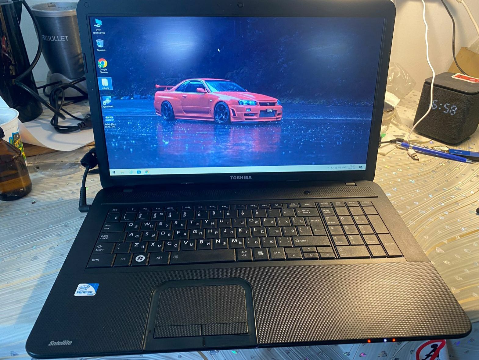 Toshiba intel 2020M/большой экран/ОЗУ 8ГБ/SSD