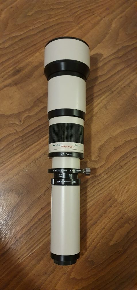 Samyang MZ-5000, 650-1300mm F/8 MC IF MF MONTURA T2, NOU 0 cadre!!!