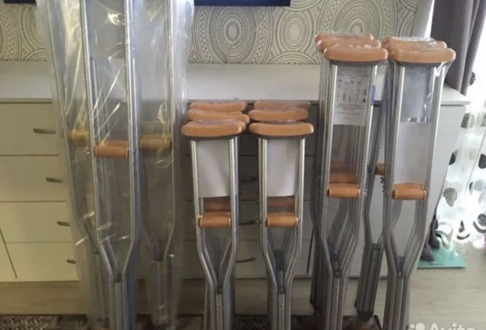 Костыли экспресс, костыли под любой рост, балдак новый