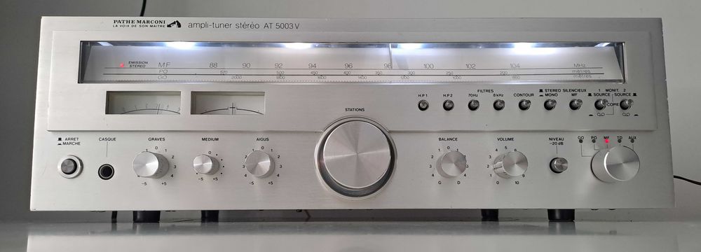 Pathe Marconi AT 5003 V amplificator vintage statie amplituner receive