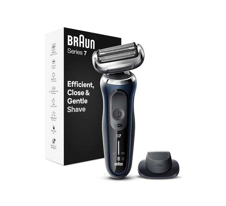 Електрическа самобръсначка Braun Series 7, 71-B1200s, Синя
