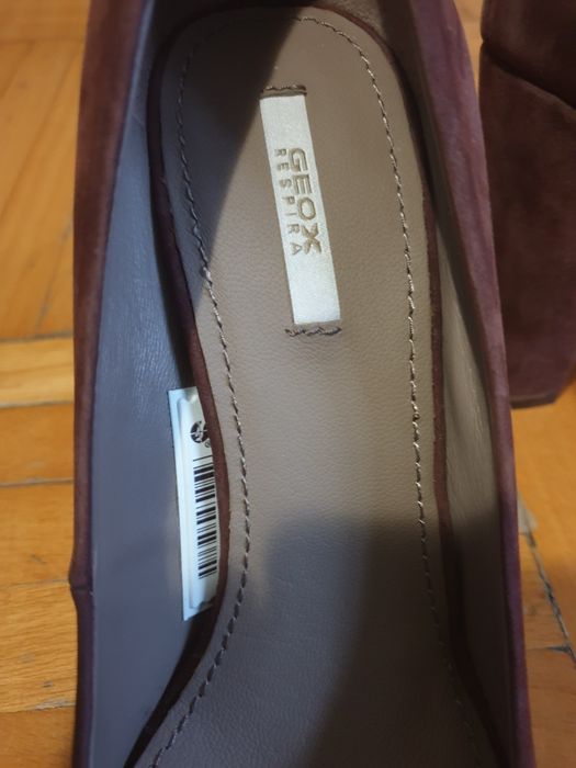 Pantofi eleganti dama piele intoarsa Geox