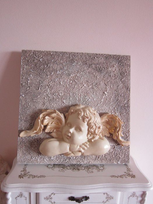 cadou rar Ingerul lui Rafael  tablou 3D vintage colectie Germania