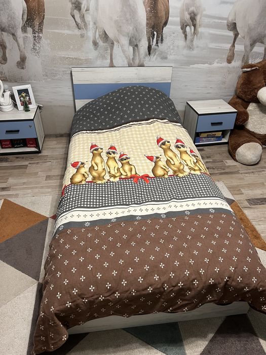Неизползвано детско легло с матрак