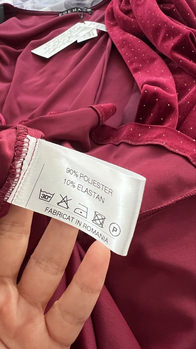 Compleu cu fusta din catifea Poema