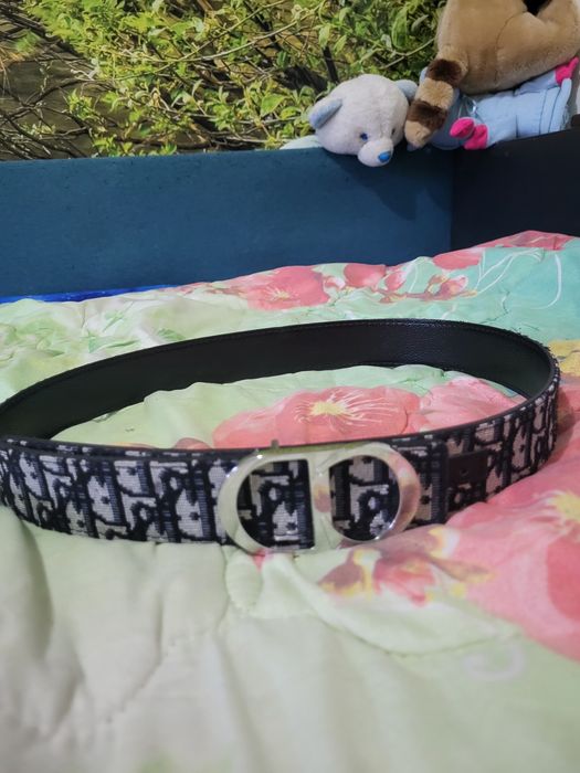 Curea Christian Dior cu catarama din argint 110 cm noua
