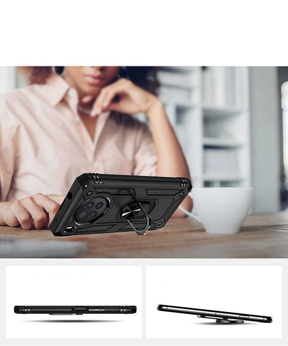 Husa hybrid ARMOR cu inel pentru Huawei Nova 8i , Nova 9