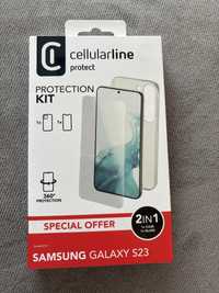 Кейс и стъклен протектор Samsung Galaxy S23