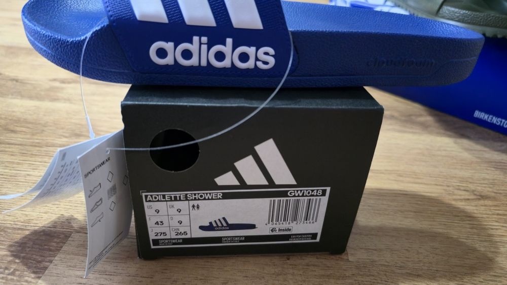 Papuci Originali Birkenstock 43 Noi Adidas Nr. 43 Slapi Sandale