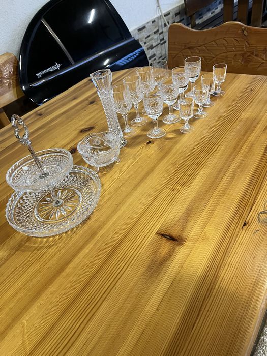 Винтидж кристален сервиз