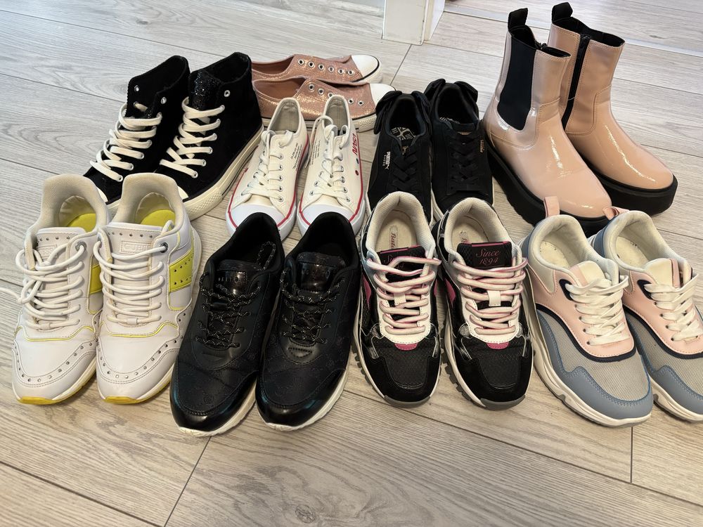 Обувки Guess, Zara, Mohito, Bata