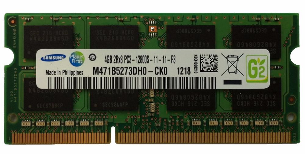 Ram laptop Samsung 4GB PC3-12800 DDR3 1600Mhz M471B5273DH0 PC3 Low 1.