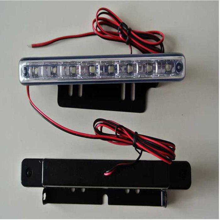 Лед Дневни Светлини12V 8LED- 2броя А-3199