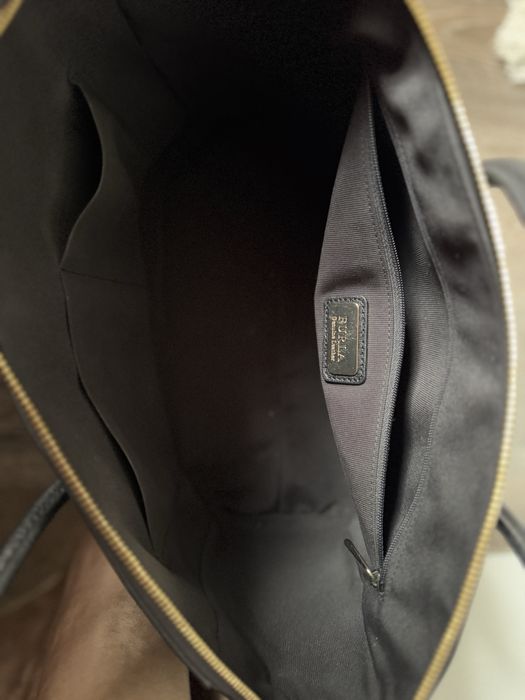 Дамска черна чанта FURLA естествена кожа