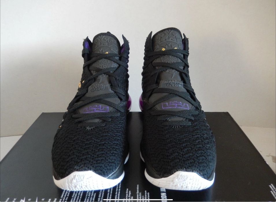 Nike Lebron 17 Lakers оригинал мужские кроссовки баскетбольные кроссы