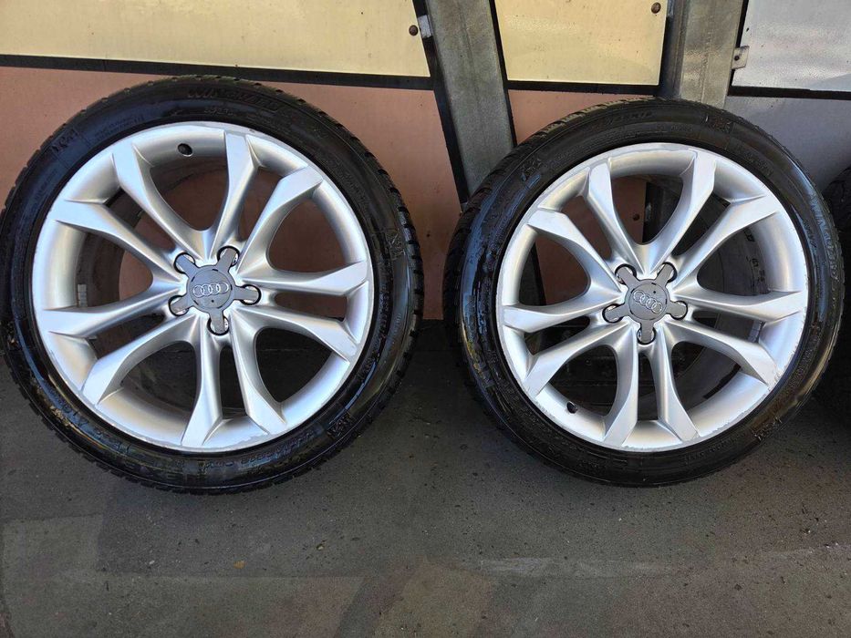 Джанти с зимни гуми за ауди а4 б8 225/45/18, audi a4 b8
