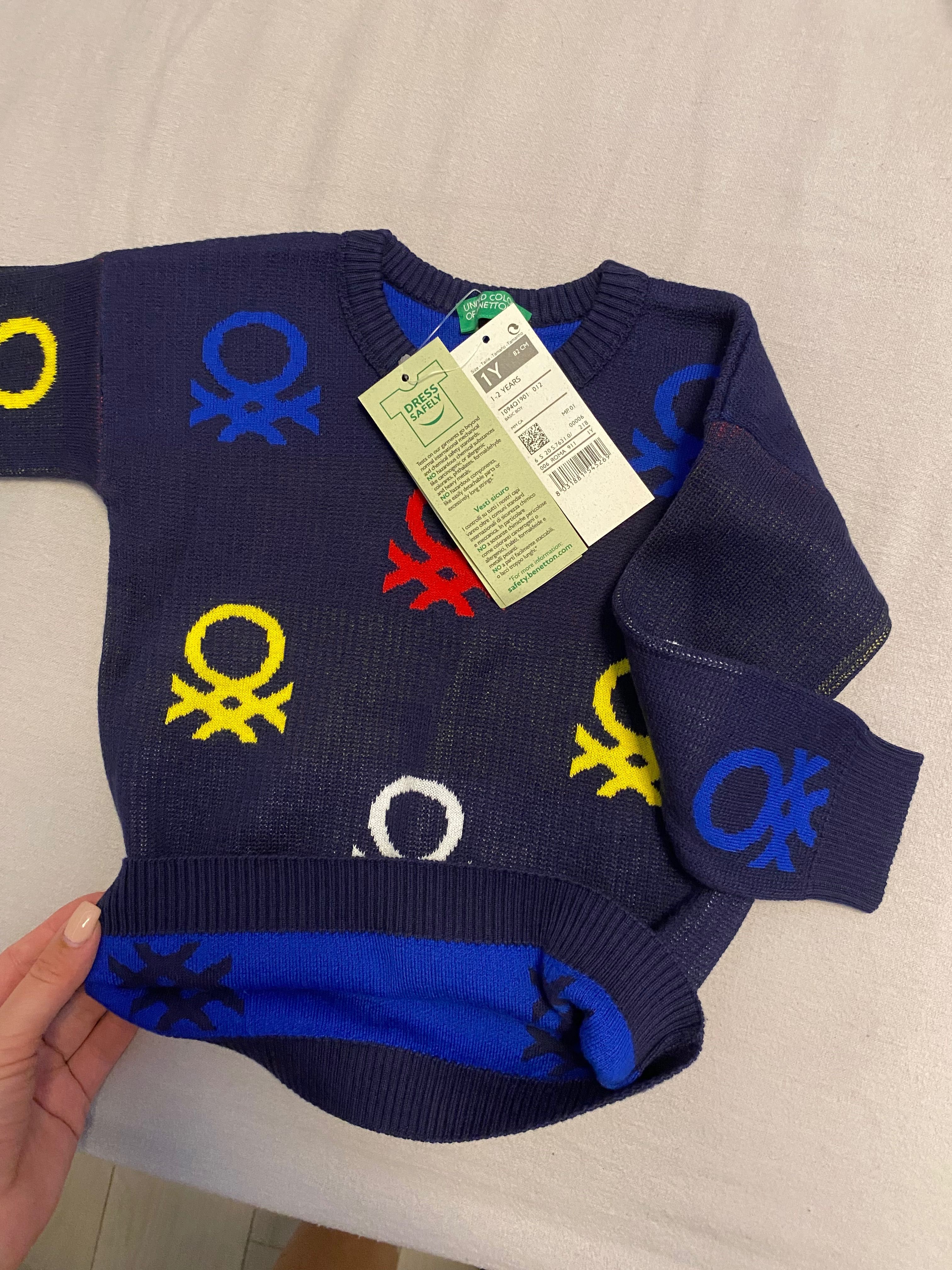 Benetton детски пуловер