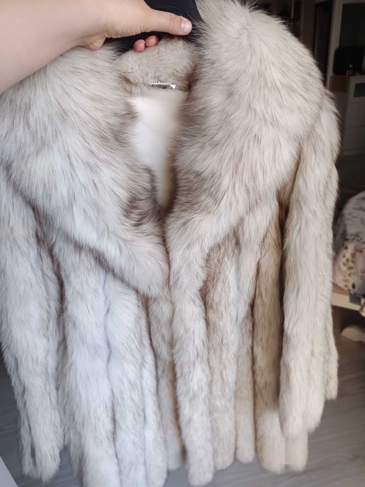 Haina de blana naturala - vulpe polara