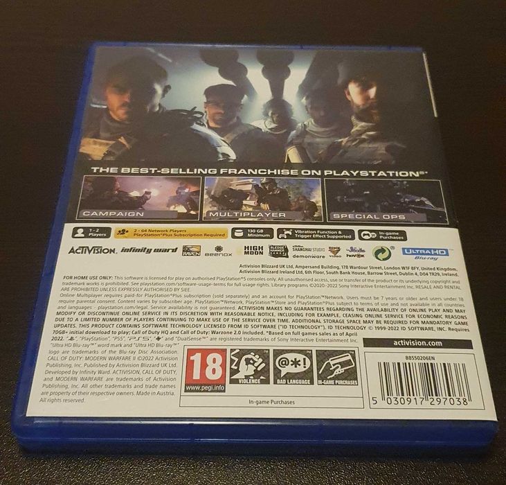 Schimb Call of Duty Modern Warfare II PS5