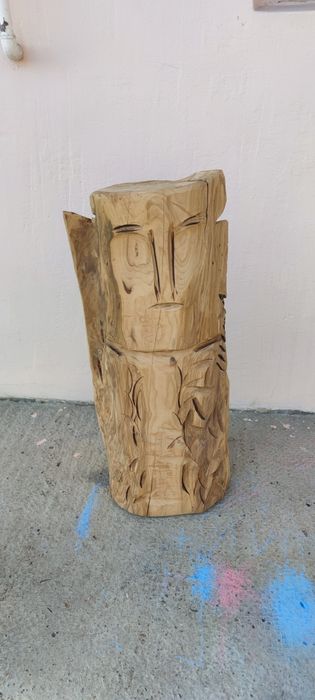 Sculptura lemn pentru gradina