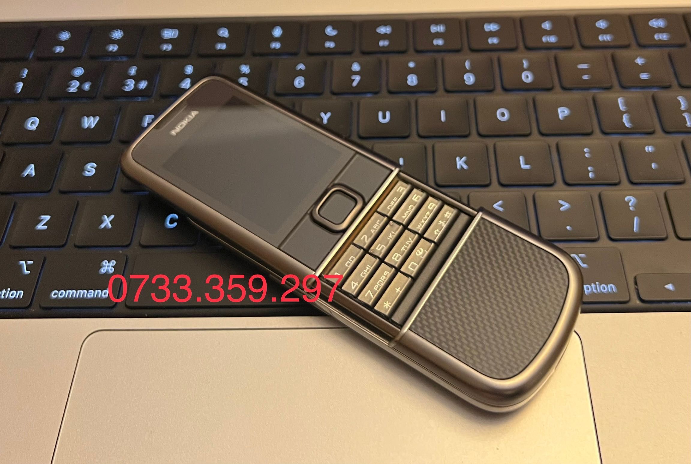 Telefon NOKIA 8800 ARTE Carbon RARITATE ! vintage colectie