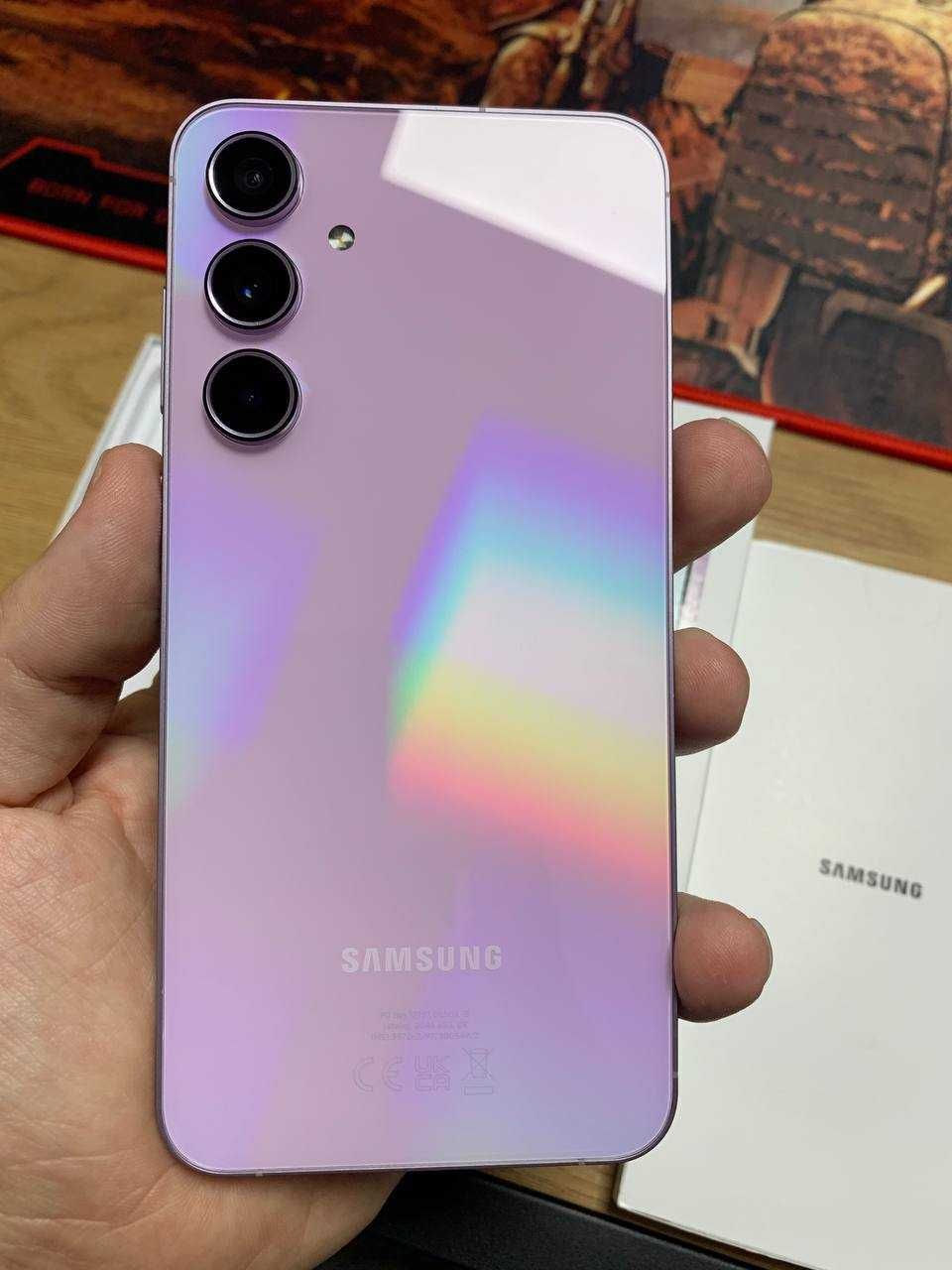 Смартфон Samsung Galaxy A55 5G, 8GB, 128GB, Lilac - SM-A556BLVAEUE