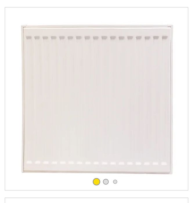 Calorifer otel , 839 W, alb, 600 x 500 mm (L x h)