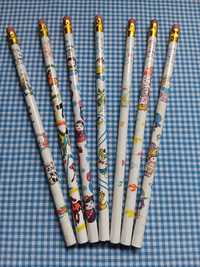 Lot creioane vechi Chinezești,școlare,perioada comunista (7 bucati)