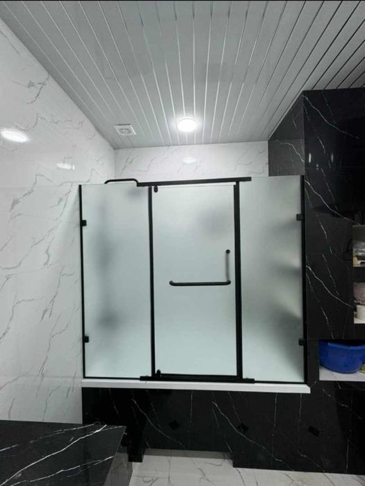 Душевые кабины ванная шторка стеклянные перегородки душ