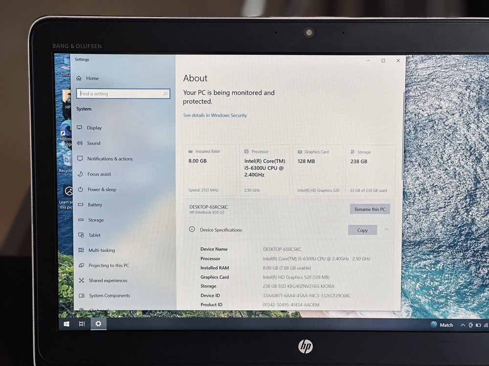 HP EliteBook 850 G3