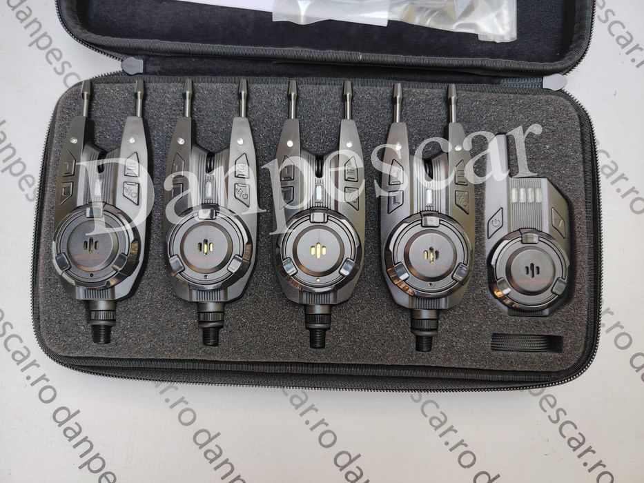 Set 4 Avertizori cu Statie Wind Blade D5-W cu snag bar si lumina vaghe