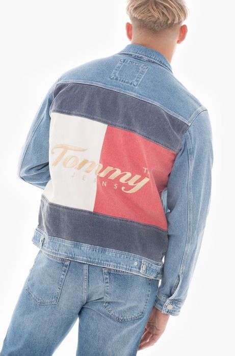 Оригинално мъжко дънково яке Tommy Hilfiger