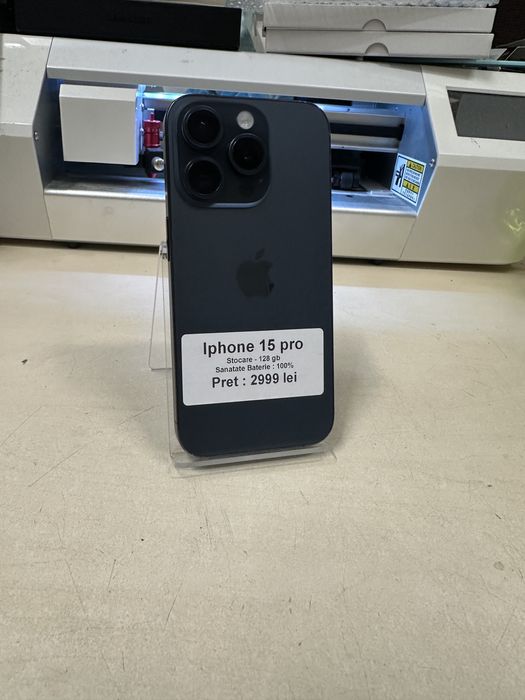 Iphone 15 pro / 128 gb / 100% baterie / garantie