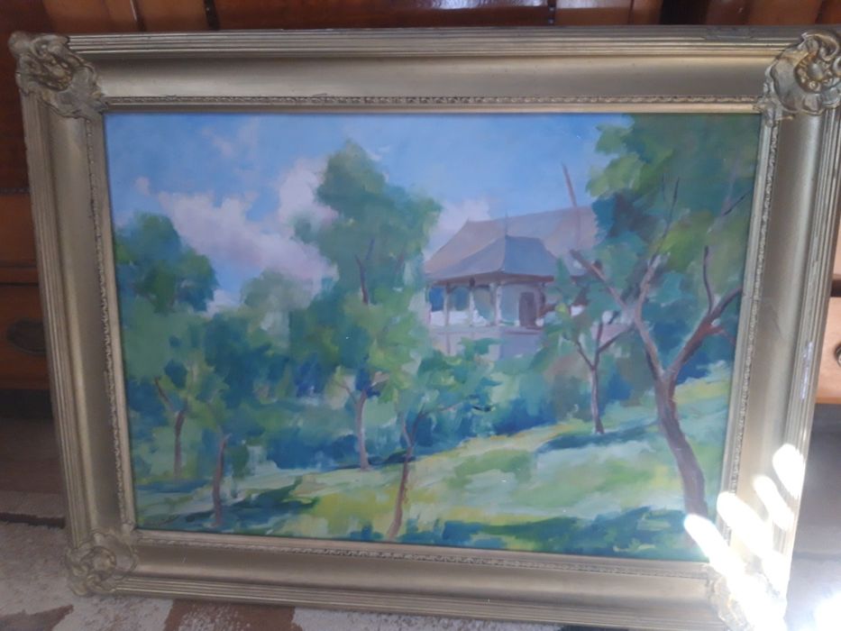 Tablouri vechi pictate în ulei