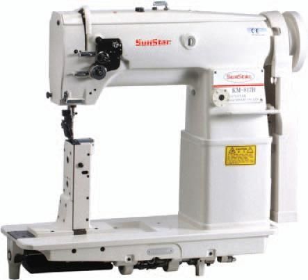 колонковая швейная машинка sunstar 2х игольная km 827b - аналог 3823
