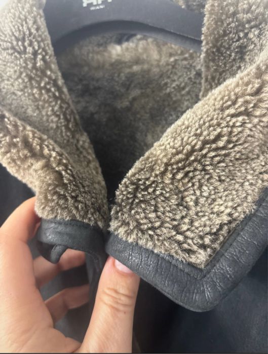 Cojoc barbatesc din piele  imblanit