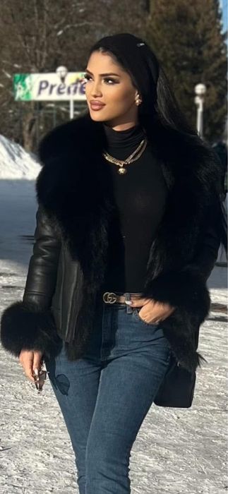 Cojoc din blana naturala vulpe 1000 de lei