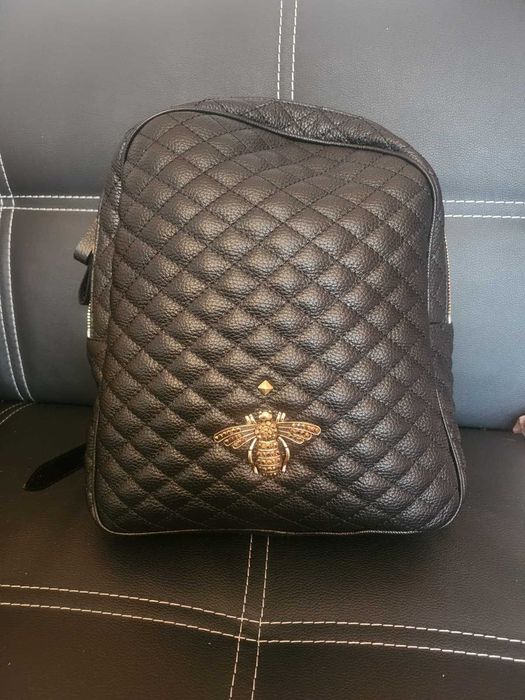 Geanta rucsac Rimini Musette din piele - nou