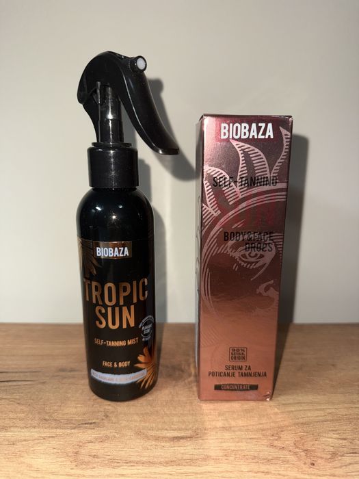 Biobaza Автобронзиращи капки и Автобронзиращ мист спрей