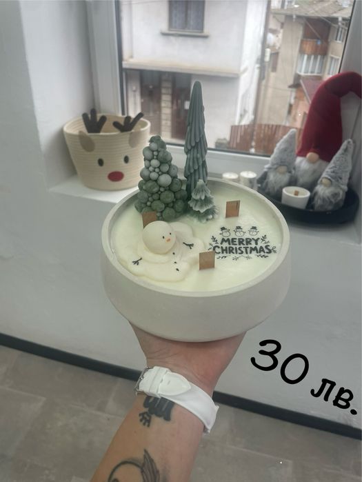 Ръчно изработени соеви свещи